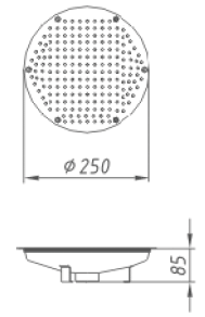 Круглые панели гейзера Арт.: AT-02.03
