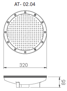 Круглые панели гейзера Арт.: AT-02.04