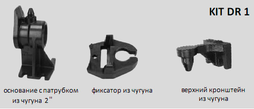 Погружные одноступенчатые насосы c горизонтально расположенным нагнетательным патрубком и режущим механизмом Draincor 180M