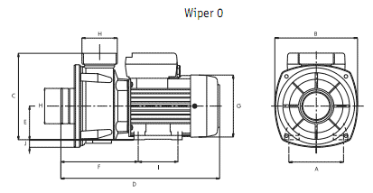 Центробежные одноступенчатые насосы Wiper 0 70M
