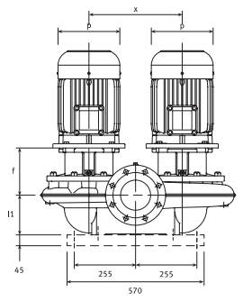 ������������ ������������ �� ����������� � �������� �������� FLSD4 150-250/110 400/690 ���. 0000143520