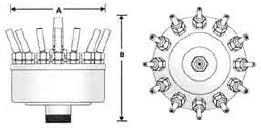 Фонтанная насадка BOUQUET ADJUSTABLE NOZZLES
