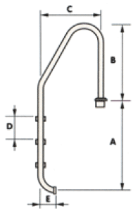 Лестницы “STANDARD” Арт: PS-0106, PS-0107, PS-0108, PS-0152-L, PS-0153-L, PS-0154-L