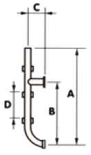 Нижние части лестниц Арт.: PS-0313pl, PS-0314pl, PS-0315pl, PS-0316pl