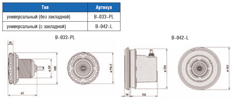 Светильник дихроичный MINI Артикул: B-033-PL