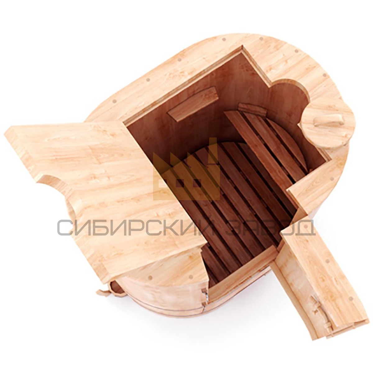 Фитобочка овальная Вес: 80кг ДxВxГ: 100см х 78см x 130см