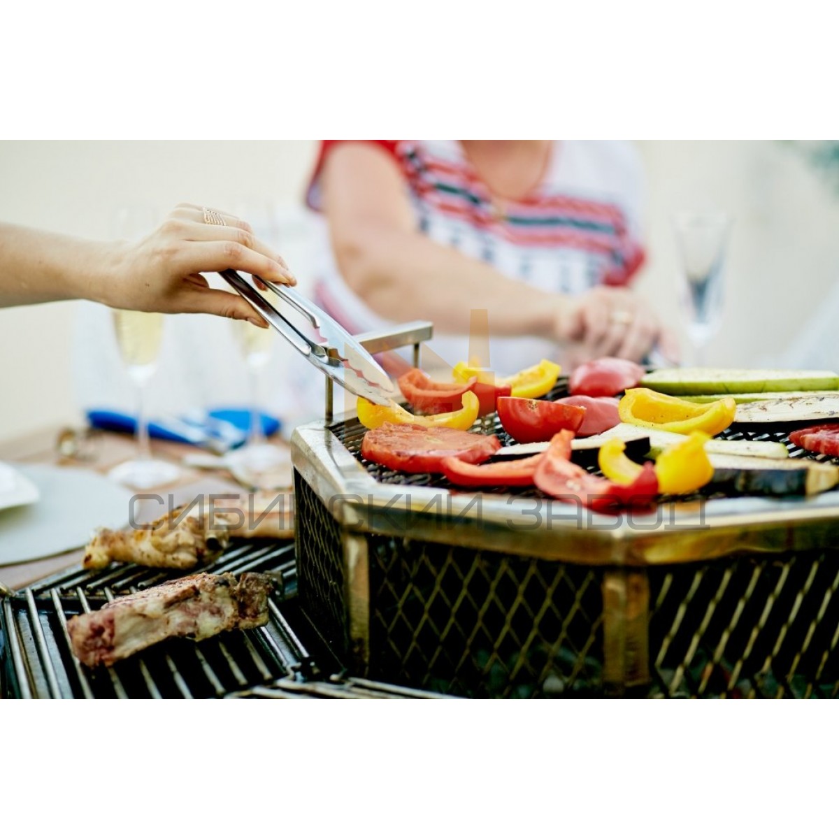 MGRILL 6-ти местный Вес: 45кг ДxВxГ: 1350мм х 1550мм x 900ммм