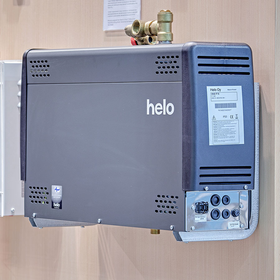 Парогенератор Helo Steam Pro 9,5 кВт 636×380×164 мм парилка 7-11 м3